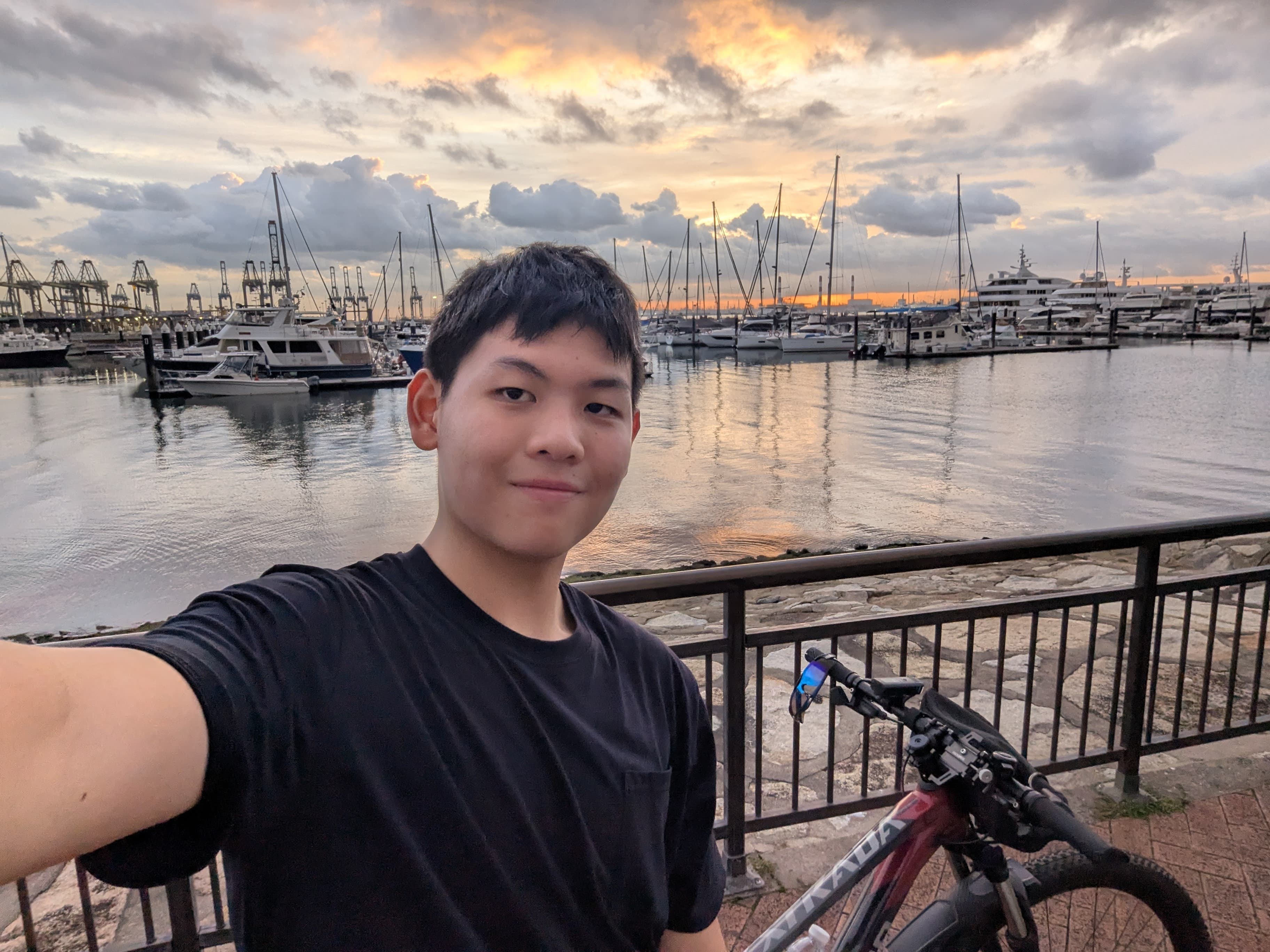 Cycling at West Coast Park